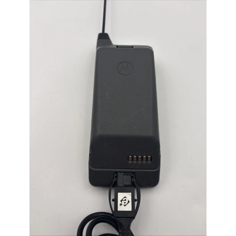 Vintage 90s Motorola Profile 300 Cell Phone Gray Bar Style Battery and Charger